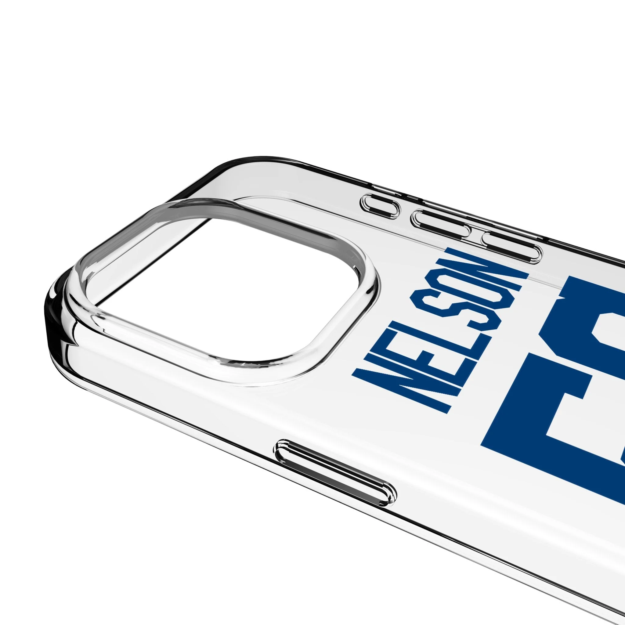 Quenton Nelson Indianapolis Colts 56 Game Tactic Clear Phone Case for Apple iPhone - Image 3