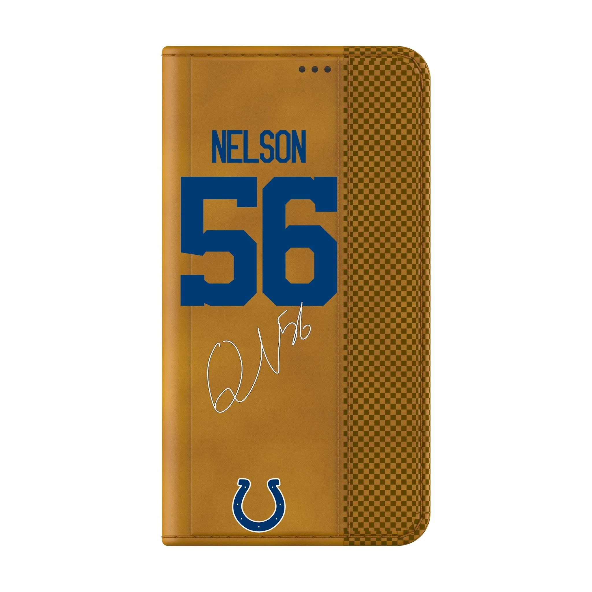 Quenton Nelson Indianapolis Colts 56 Game Tactic Folio Phone Case for Samsung Galaxy - Image 2