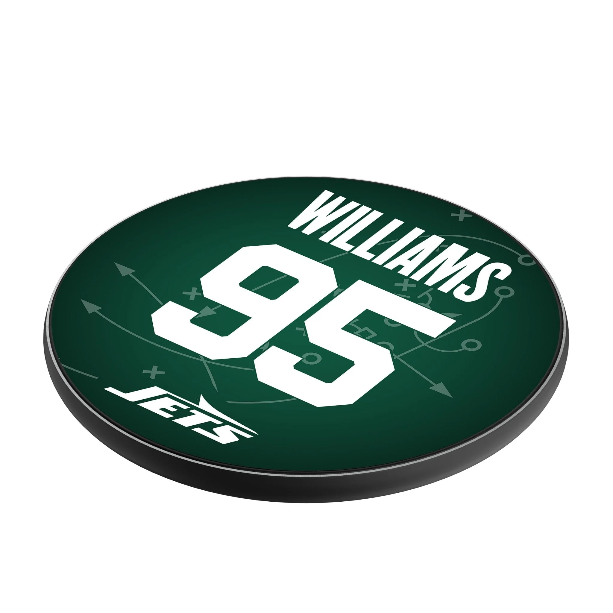 Quinnen Williams New York Jets 95 Ready 15-Watt Wireless Charger - Image 2