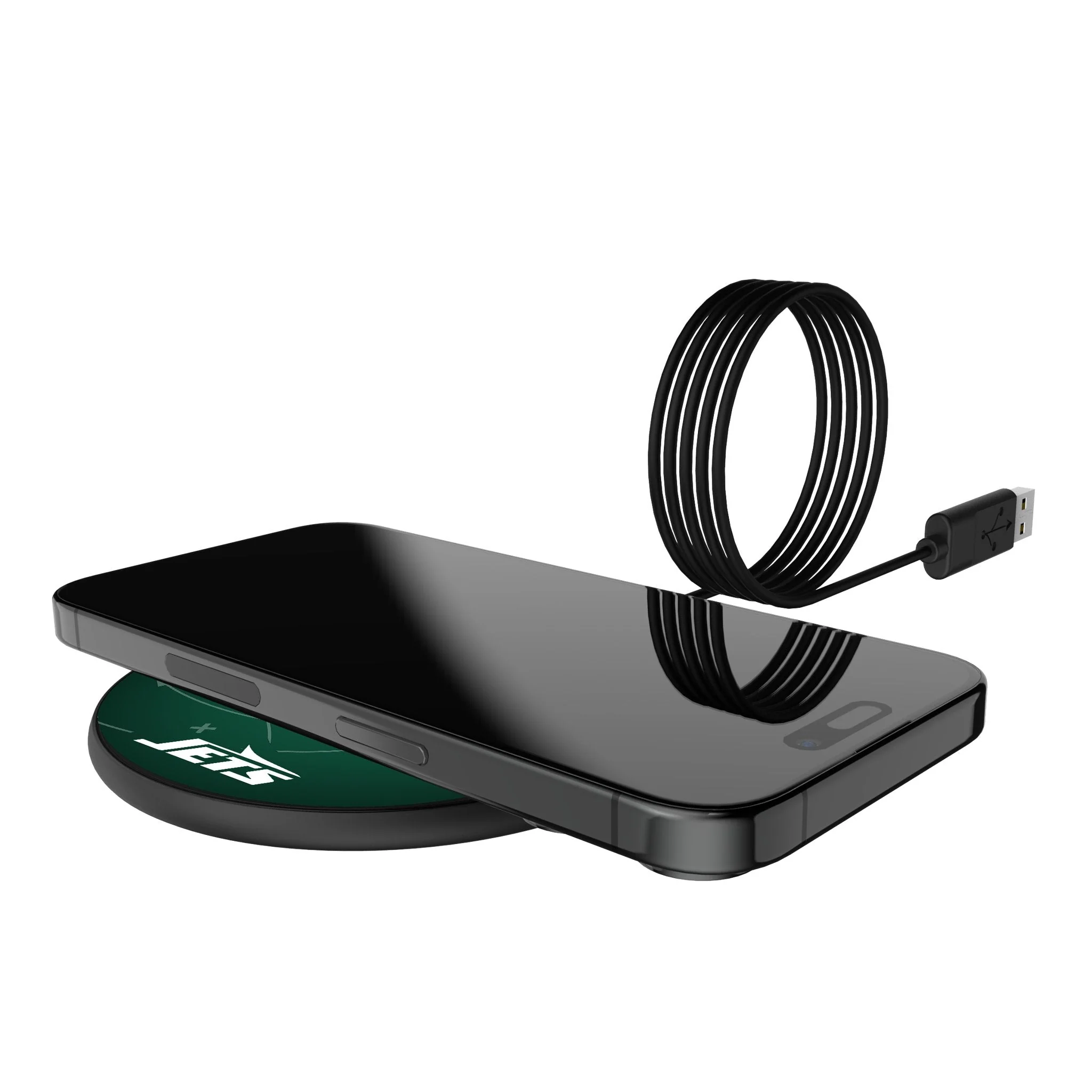 Quinnen Williams New York Jets 95 Ready 15-Watt Wireless Charger - Image 5