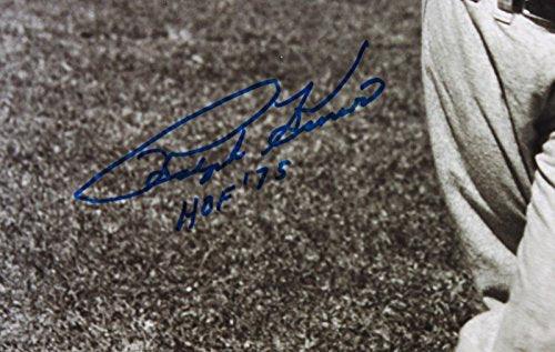 Ralph Kiner Autographed 16x20 BW With Bat Photo- JSA Authenticated - Image 2