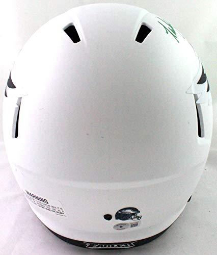 Randall Cunningham Autographed Eagles Lunar Speed F/S Helmet- Beckett W Green - Image 3