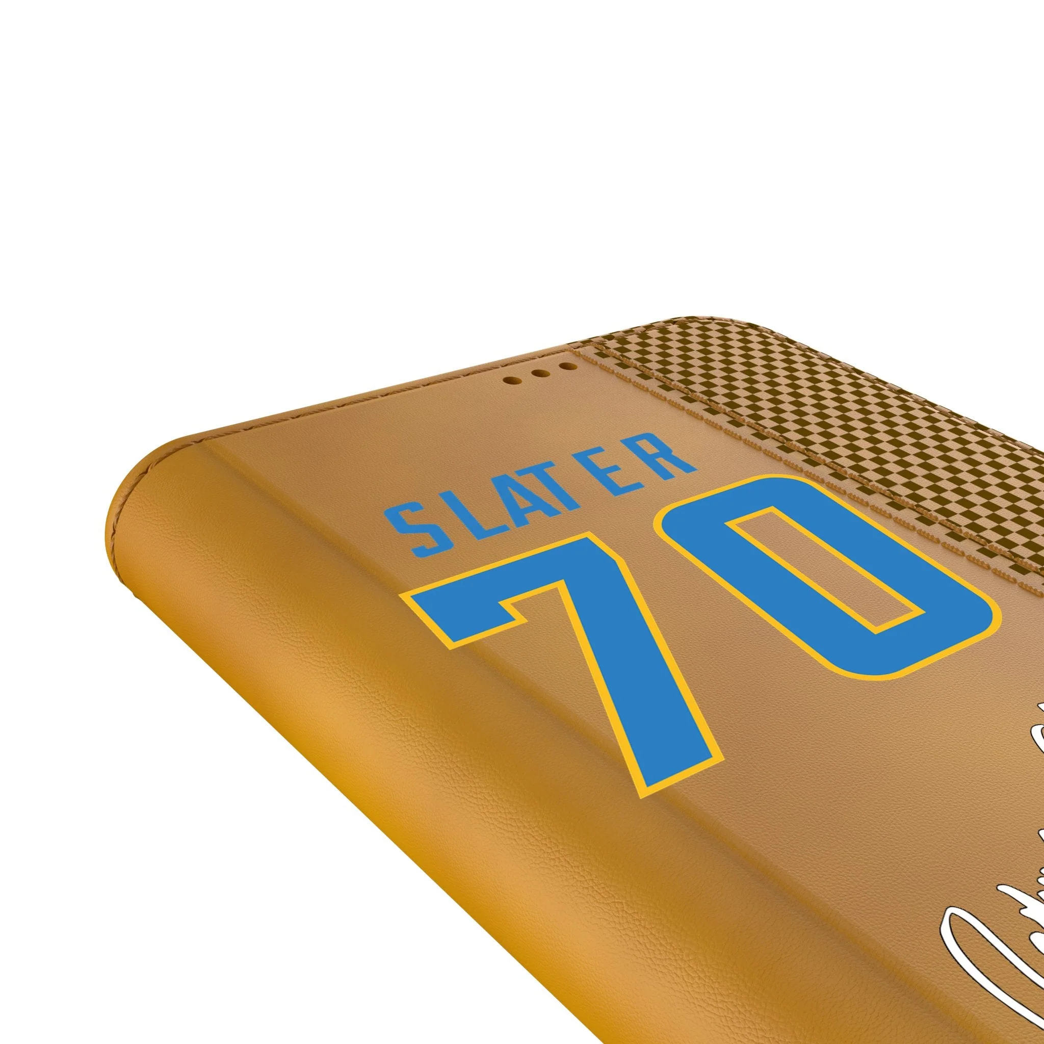 RaShawn Slater Los Angeles Chargers 70 Game Tactic Folio Phone Case for Samsung Galaxy - Image 5