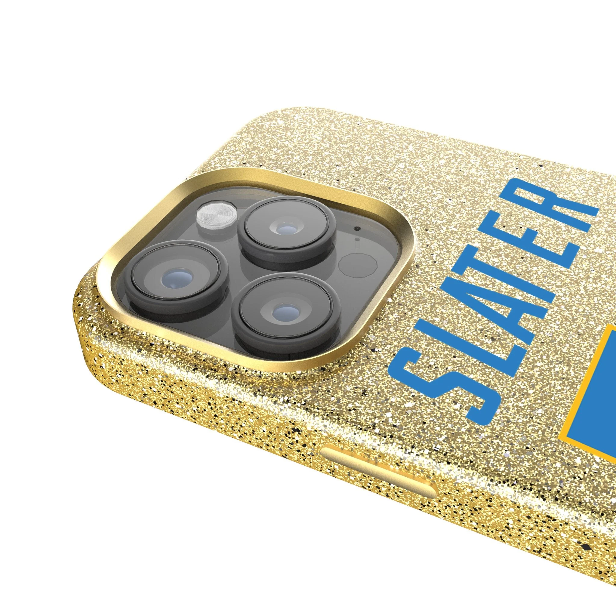 RaShawn Slater Los Angeles Chargers 70 Ready Bling Phone Case - Image 4