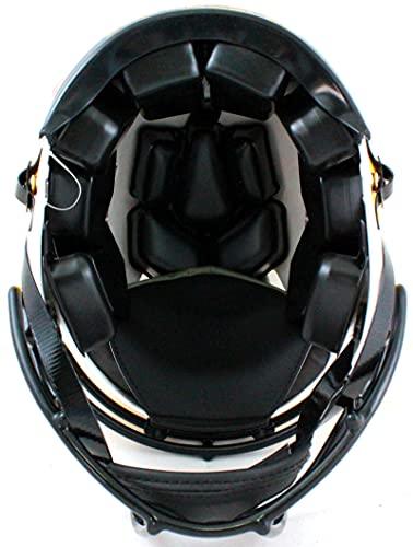 Ray Lewis Autographed Baltimore Ravens Authentic Lunar Helmet- Beckett W Purple - Image 2