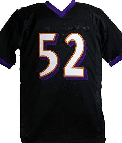 Ray Lewis Autographed Black Pro Style STAT2 Jersey - Beckett W Auth 2 - Image 2