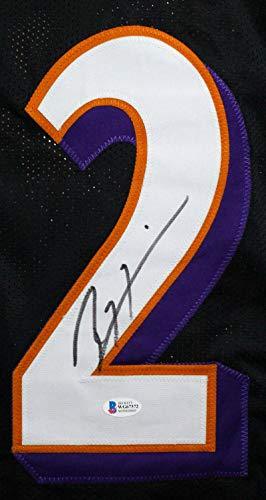 Ray Lewis Autographed Black Pro Style STAT2 Jersey - Beckett W Auth 2 - Image 3
