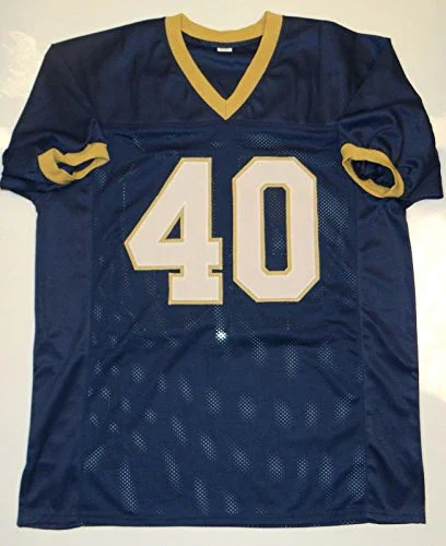 Reggie Brooks Autographed Blue w/ Gold Jersey- JSA W Authenticated - Image 3