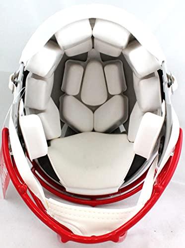 Richard Seymour Signed Patriots Authentic FS Speed Helmet W/Insc- Beckett W Blk - Image 2
