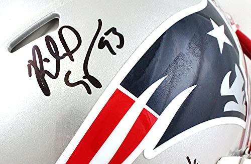 Richard Seymour Signed Patriots Authentic FS Speed Helmet W/Insc- Beckett W Blk - Image 7