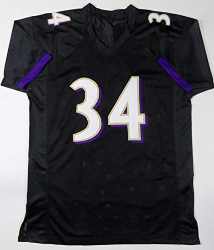 Ricky Williams Autographed Black Pro Style Jersey - JSA W Auth *4 - Image 2