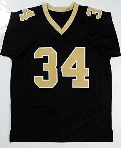 Ricky Williams Autographed Black Pro Style Jersey- JSA Witnessed Authenticated 4 Up - Image 3