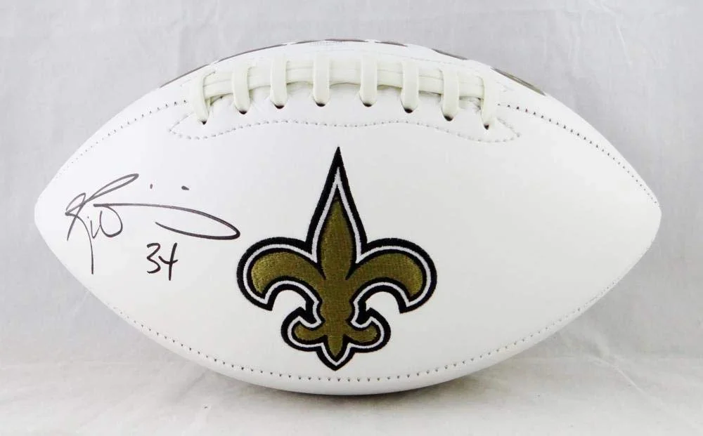 Ricky Williams Autographed New Orleans Saints Logo Football- JSA W Auth Left - Image 2