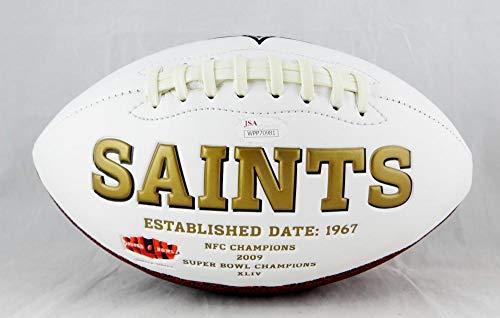 Ricky Williams Autographed New Orleans Saints Logo Football w/Who Dat? - JSA Witness Auth - Image 4