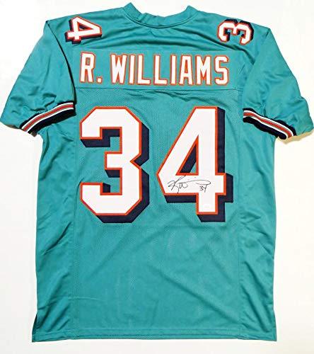 Ricky Williams Autographed Teal Pro Style Jersey- JSA W Authentication Across 4 - Image 2