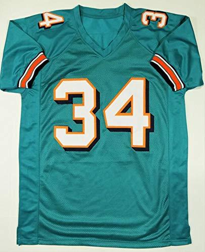 Ricky Williams Autographed Teal Pro Style Jersey w/Smoke Weed Insc - JSA W Auth 4 - Image 2