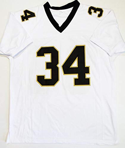Ricky Williams Autographed White Pro Style Jersey w/Smoke Weed Insc - JSA W Auth - Image 2