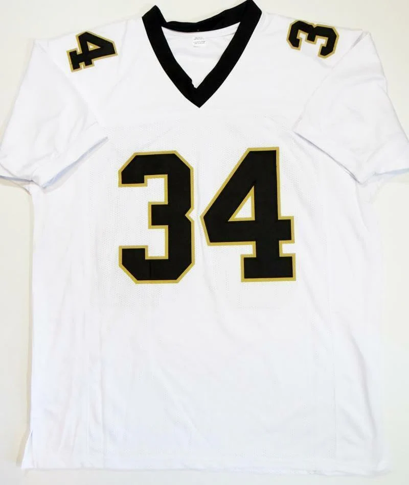 Ricky Williams Autographed White Pro Style Jersey w/Smoke Weed Insc - JSA W Auth - Image 5