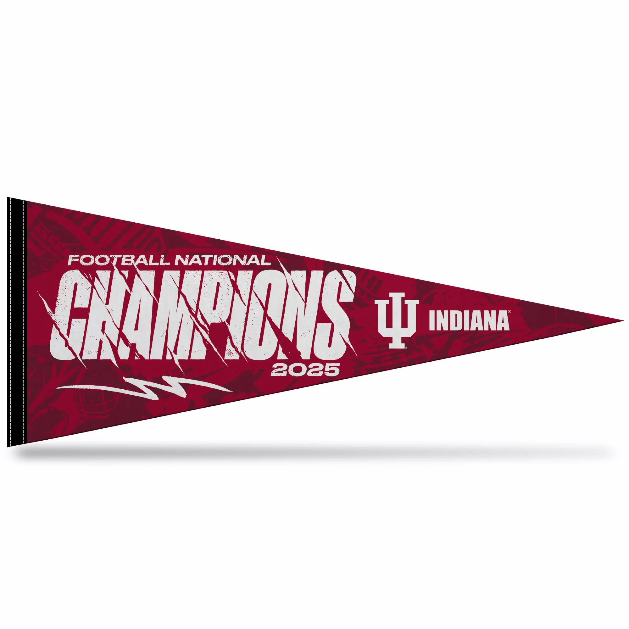 Rico Industries NCAA Indiana Hoosiers 2026 Football National Champions 12" x 30" Felt Wall Décor Pennant - Great for Home/Bed Room/Man Cave Décor - Image 5