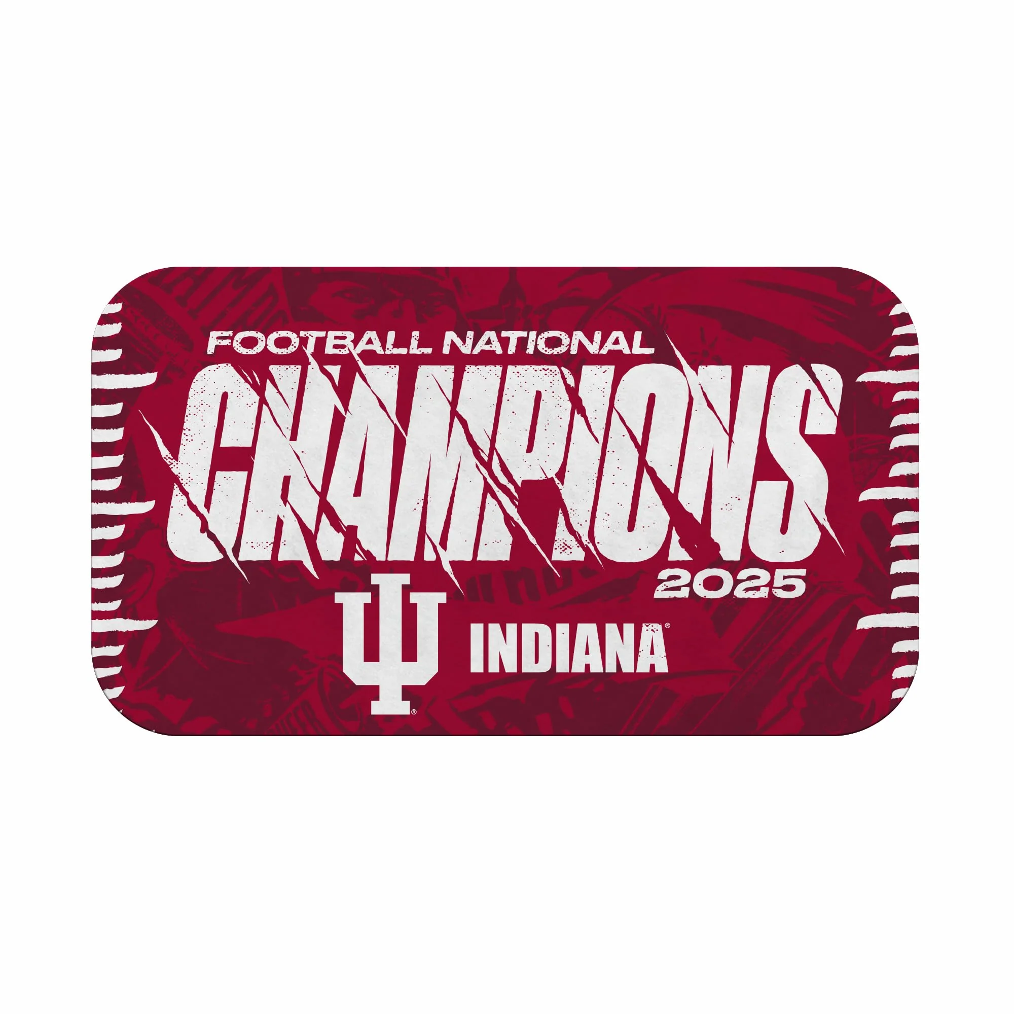 Rico Industries NCAA Indiana Hoosiers 2026 Football National Champions Shape Cut Pennant - Home and Living Room Décor - Soft Felt EZ to Hang