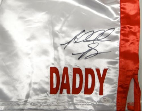 Riddick Bowe Big Daddy Autographed White Boxing Trunks- JSA W Authenticated - Image 3