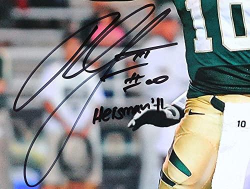 Robert Griffin Autographed Up Close Passing 16x20 PF Photo- Tristar Auth Black - Image 2