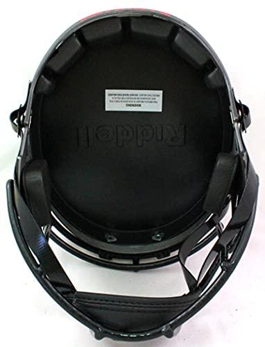 Rodney Harrison Autographed NE Patriots Eclipse F/S Helmet- Beckett W Silver - Image 2