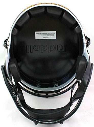 Rodney Harrison Autographed SD Chargers F/S Lunar Helmet- Beckett W BabyBlue - Image 2