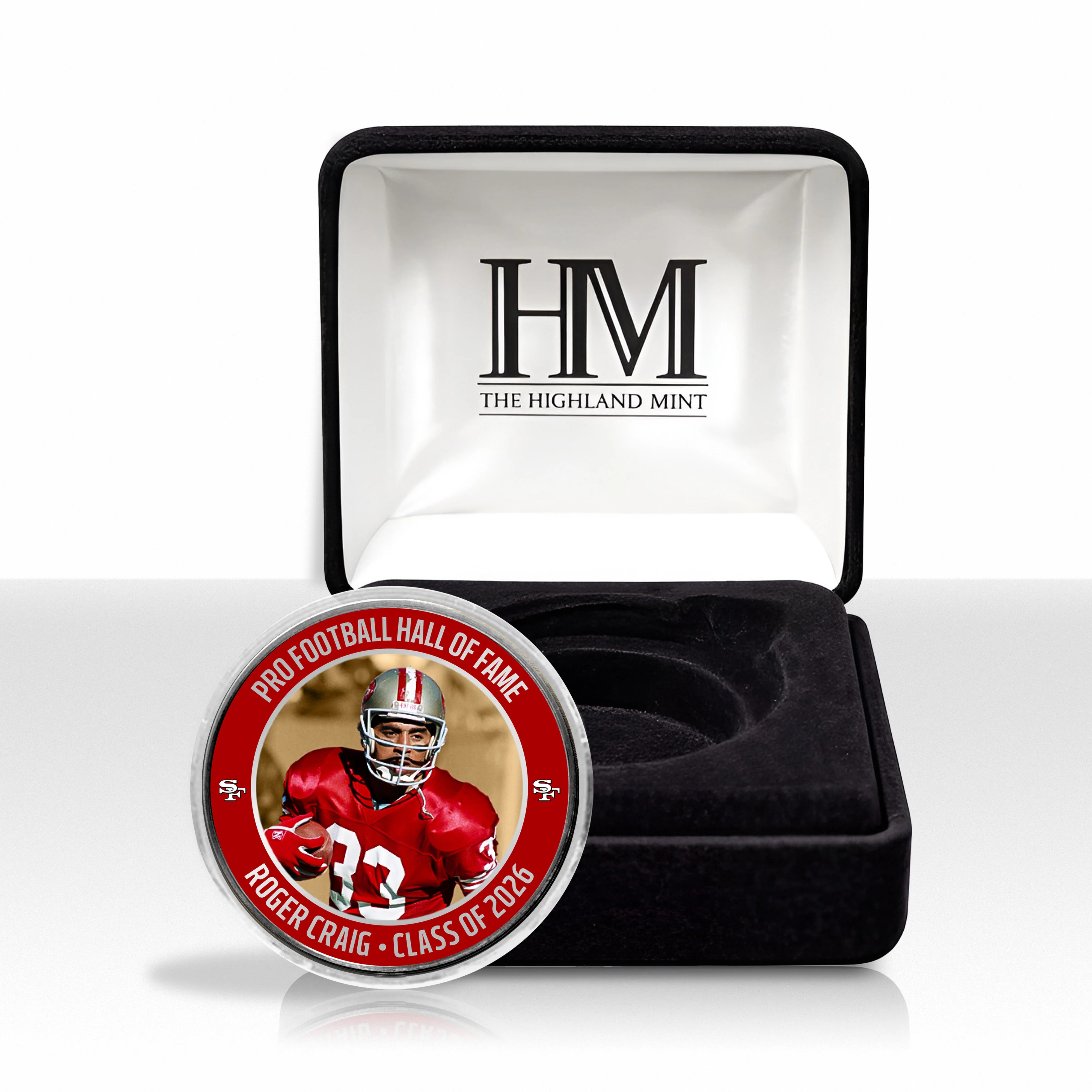 Roger Craig 2026 NFL Hall of Fame Induction Silver Plated Coin - Image 4