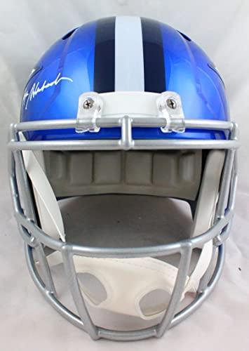 Roger Staubach Autographed Dallas Cowboys F/S Flash Speed Helmet-Beckett W Hologram White - Image 4