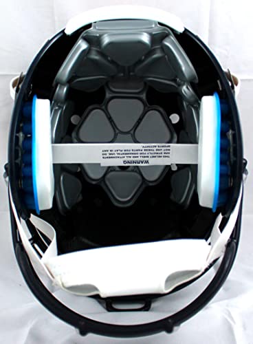 Roger Staubach Signed Navy F/S Schutt DTOM Authentic Helmet w/Heisman-Beckett W Hologram White - Image 4