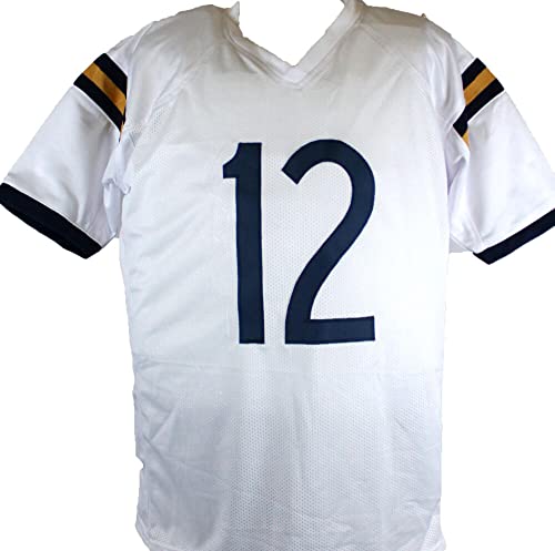 Roger Staubach Signed White College Style Jersey w/Insc.-Beckett W Hologram Silver - Image 4
