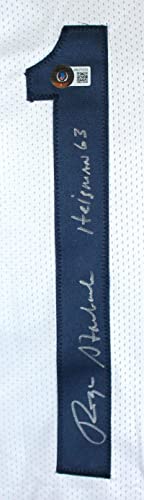 Roger Staubach Signed White College Style Jersey w/Insc.-Beckett W Hologram Silver - Image 5
