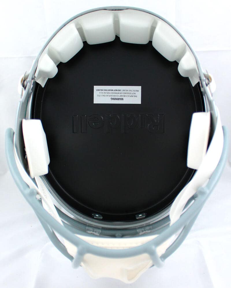 Roger Staubach/Tony Dorsett Signed Cowboys F/S Speed Helmet w/HOF-Beckett W Hologram Black - Image 4