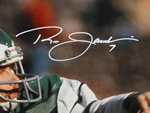 Ron Jaworski Autographed 16x20 Up Close Passing Photo- JSA W Authenticated - Image 2