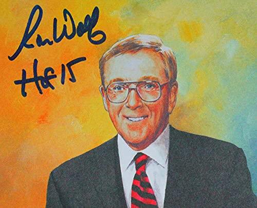 Ron Wolf Autographed Goal Line Art Card w/HOF- Beckett Blue - Image 3
