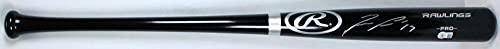Ronald Acuna Autographed Pro Baseball Black Bat w/# - Beckett W Silver - Image 2