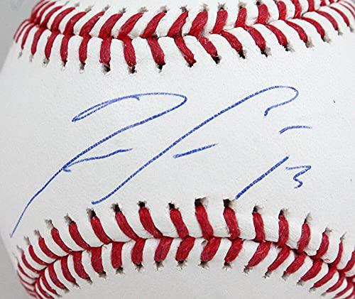 Ronald Acuna Autographed Rawlings OML Baseball w/#- Beckett W Blue - Image 3