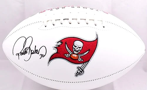 Ronde Barber Autographed Tampa Bay Buccaneers Logo Football- Beckett W Hologram - Image 2