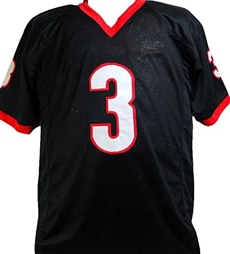 Roquan Smith Autographed Black College Style Jersey- Beckett W Black - Image 2