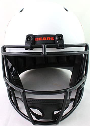Roquan Smith Autographed Chicago Bears Lunar Speed F/S Helmet- Beckett W Orange - Image 4