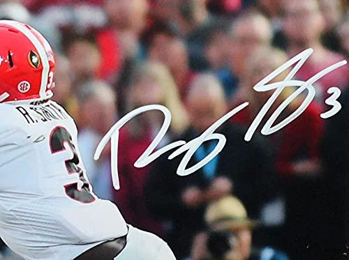 Roquan Smith Autographed GA Bulldogs Tackle Vs OU 8x10 HM Photo- Beckett WWhite - Image 2