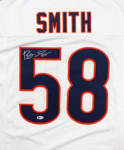 Roquan Smith Autographed White Pro Style Jersey- Beckett Authenticated - Image 3