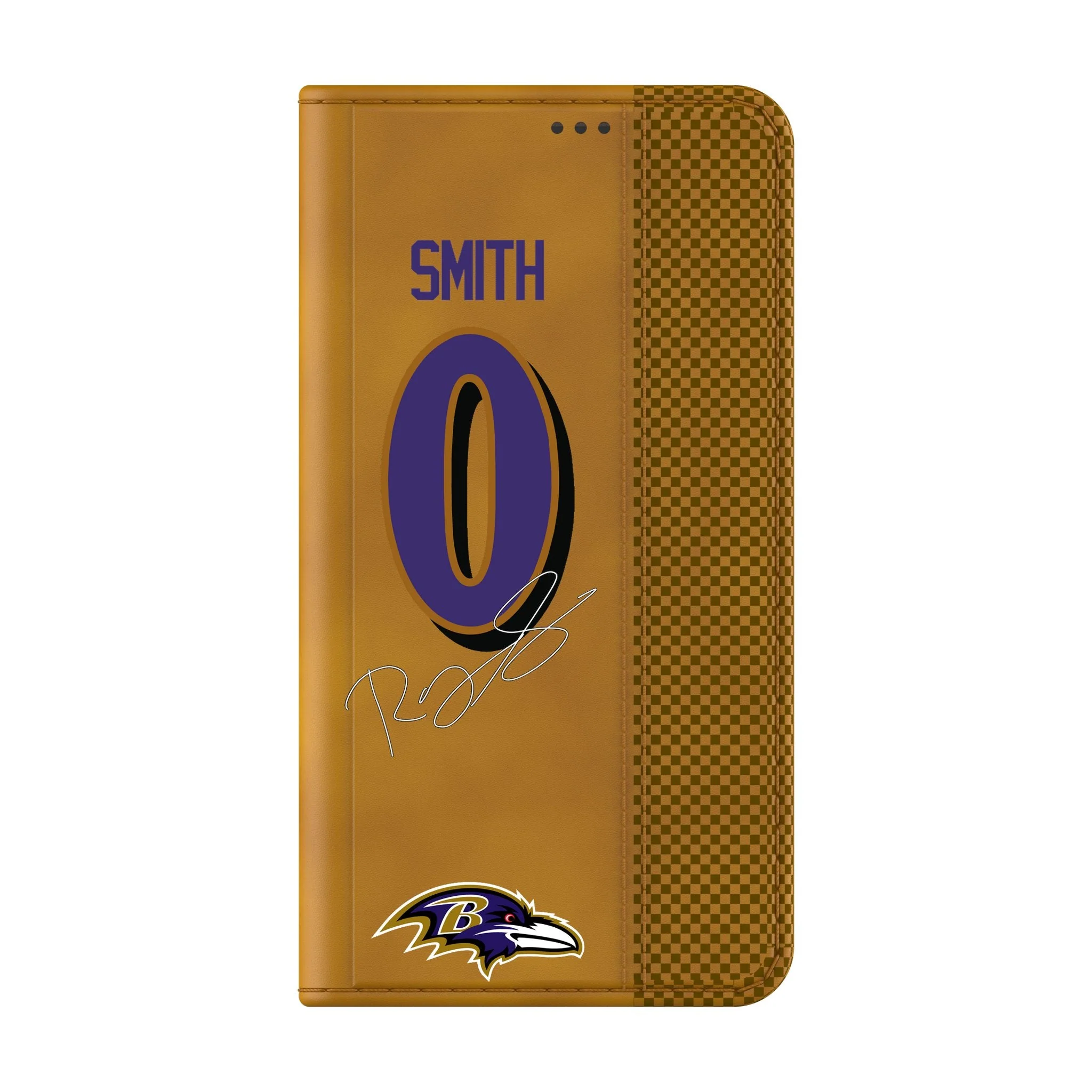 Roquan Smith Baltimore Ravens 0 Game Tactic Folio Phone Case for Samsung Galaxy - Image 2