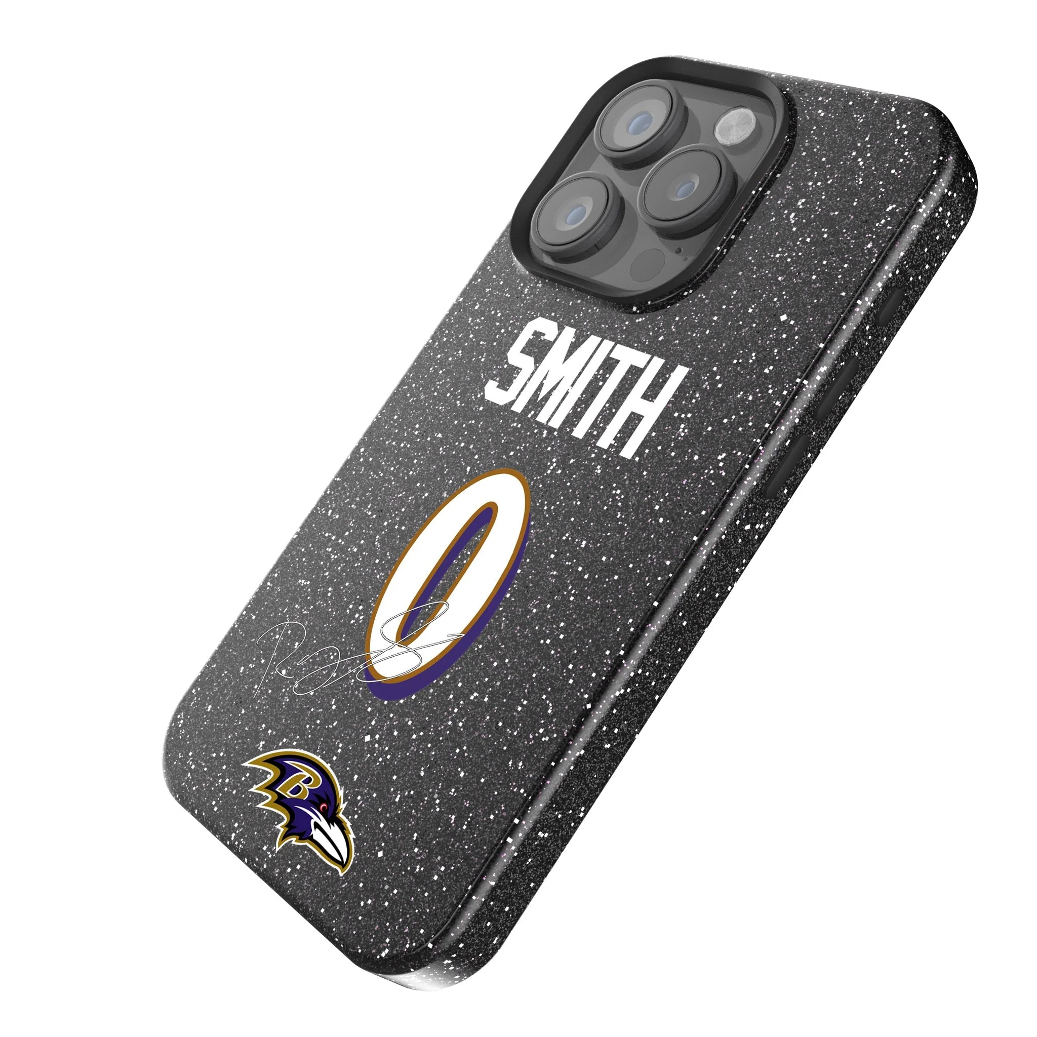 Roquan Smith Baltimore Ravens 0 Ready Bling Phone Case - Image 2