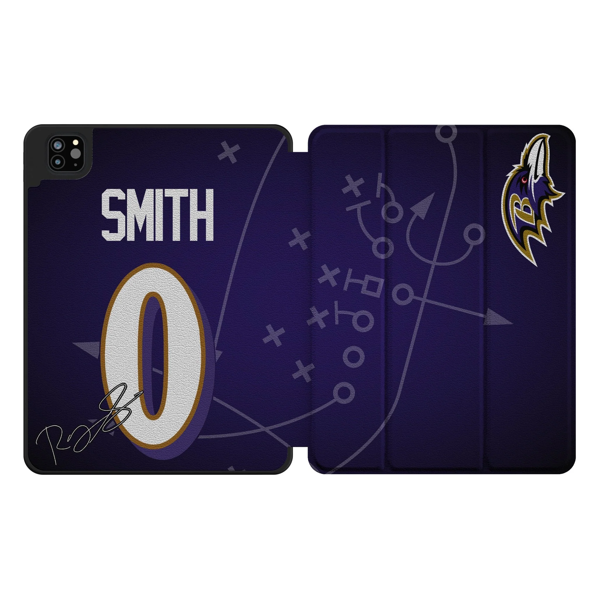 Roquan Smith Baltimore Ravens 0 Ready Tablet Case for Apple iPad