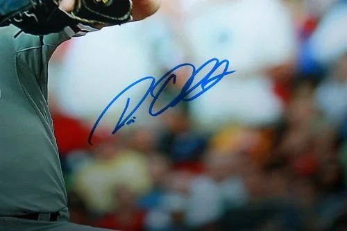 Roy Oswalt Autographed 16x20 Phillies Pitching Photo- JSA Authenticated - Image 2