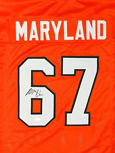Russell Maryland Autographed Orange College Style Jersey- JSA W Auth - Image 2