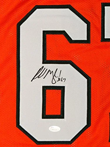 Russell Maryland Autographed Orange College Style Jersey- JSA W Auth - Image 3