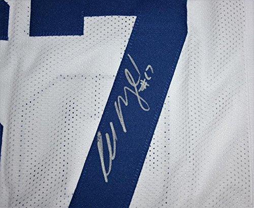 Russell Maryland Autographed White Pro Style Jersey 7- JSA W Auth - Image 2